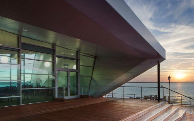 Southend Pier Cultural Centre, White Arkitekter, Sprunt, prefab, modular, cultural centre, uk
