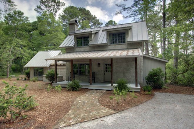 BRZ Architecture, Spring Island, LEED Platinum, cottage, rustic, house, residence, sustainable, South Carolina, luxury, gated community, Lowcountry, energy efficient, reclaimed wood, recycled materials