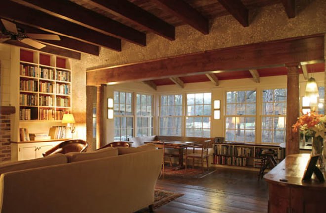 BRZ Architecture, Spring Island, LEED Platinum, cottage, rustic, house, residence, sustainable, South Carolina, luxury, gated community, Lowcountry, energy efficient, reclaimed wood, recycled materials