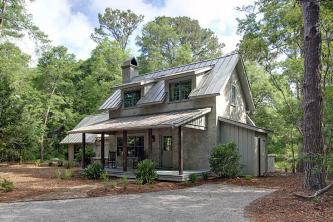 BRZ Architecture, Spring Island, LEED Platinum, cottage, rustic, house, residence, sustainable, South Carolina, luxury, gated community, Lowcountry, energy efficient, reclaimed wood, recycled materials
