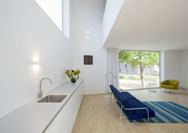 Stripe House, GAAGA, leiden, the netherlands, daylighting, live/work, townhouse, eco home