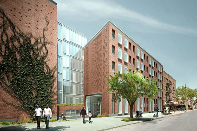 The Hegeman, Cook+Fox, leed silver, common ground community, brooklyn, social housing, green roof