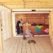 The Movement Cafe, Morag Myerscough, greenwich, pop up cafe, cargotecture, container cafe, temporary cafe, reclaimed materials