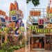 The Movement Cafe, Morag Myerscough, greenwich, pop up cafe, cargotecture, container cafe, temporary cafe, reclaimed materials