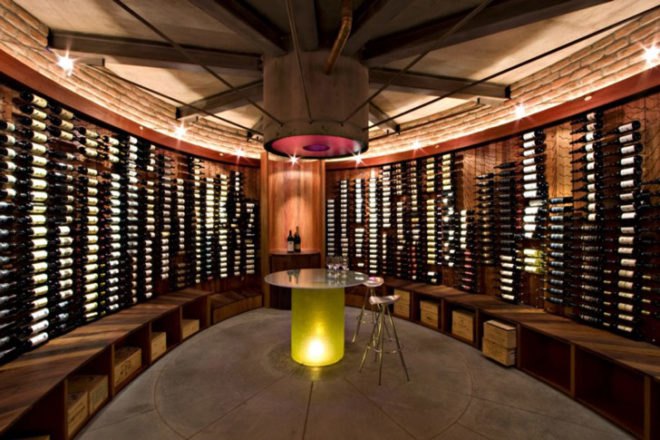 Thurston Wine House, Jones Studio, Arizona, Paradise Valley, Brick, Thermal Storage, Underground, Wine, Eddie Jones, GM Hunt Builders