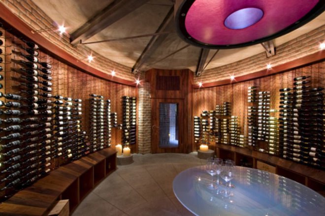 Thurston Wine House, Jones Studio, Arizona, Paradise Valley, Brick, Thermal Storage, Underground, Wine, Eddie Jones, GM Hunt Builders