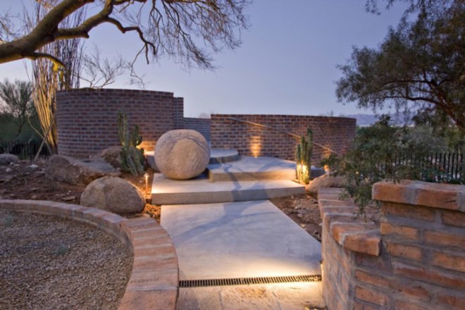 Thurston Wine House, Jones Studio, Arizona, Paradise Valley, Brick, Thermal Storage, Underground, Wine, Eddie Jones, GM Hunt Builders