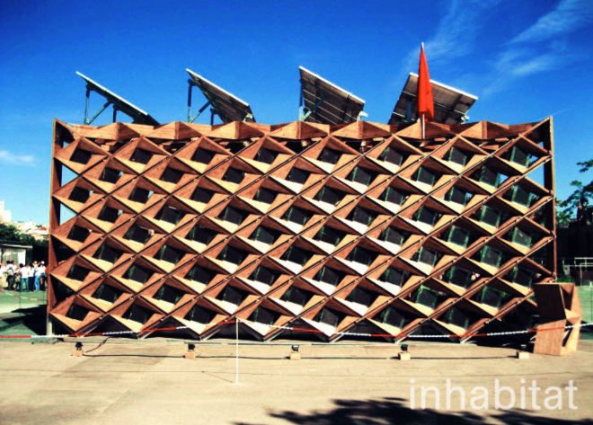 Tongji University, Solar Decathlon, Para Ecohouse, sustainable design, Daoism, off-grid, solar power, photovoltaics, mortise and tenon, bamboo, state of the art, prefabricated design, energy efficient, european solar decathlon, 2012 solar decathlon, 2012 european solar decathlon