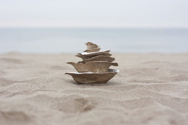 green design, eco design, sustainable design, sustainable tableware, VIctor Castanera, sand bowls, sand plates, sand trays, Areniscos