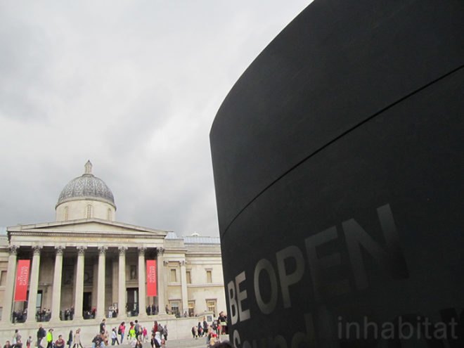 BE OPEN Sound Portal, London Design Festival, sound installation, Trafalgar Square, sound experience