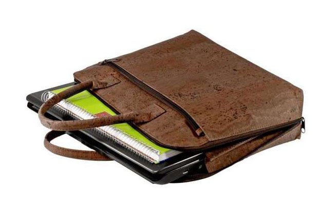 Corkor, laptop bag, cork, cork laptop bag, cork bag,