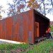 Johnsen Schmaling Architects, Wisconsin, weathering steel, Corten, locally-sourced materials, daylighting, woods, vernacular architecture, midwest, country western, composer, studio, green design, sustainable design, eco-design