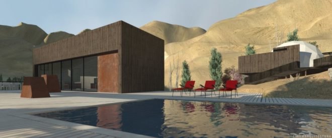 Elqui Domo Hotel, Chile, Andes Mountains, RDM Architecture, geodesic dome, cabins, retreat, astronomy, star-gazing,