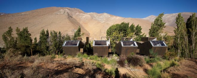 Elqui Domo Hotel, Chile, Andes Mountains, RDM Architecture, geodesic dome, cabins, retreat, astronomy, star-gazing,