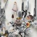 flower construction, collage, anne ten donkelaar, netherlands, flowers, detail