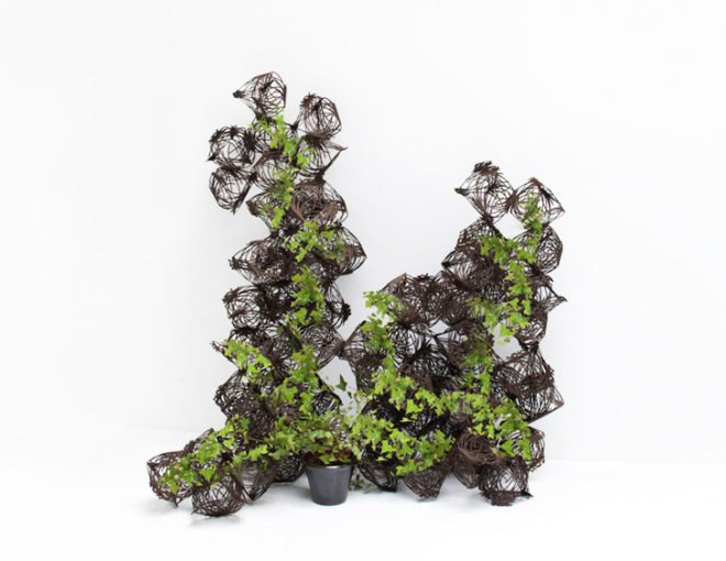 tumbleweed, tetrahedron, plants, jean jaques hubert, h20 architectes, compagnie, cultivated furniture, assembly