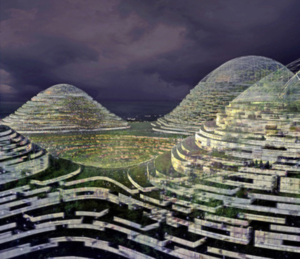 havvada, dror benshetrit, artificial island, istanbul, turkey, black sea, sea of marmara, domes, city