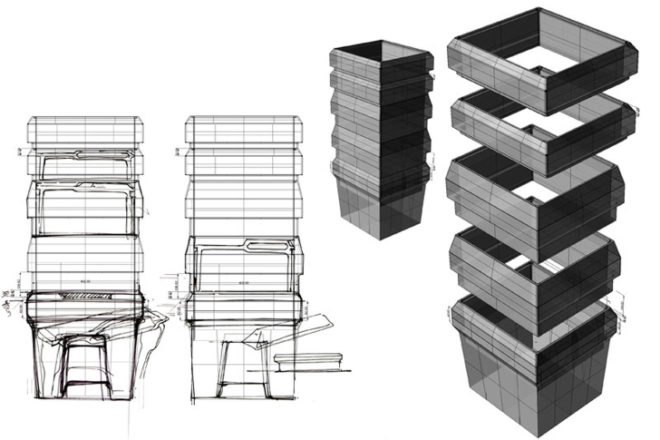 hive, backyard beekeeping, bees, philip de los reyes, design, interlocking boxes