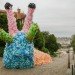 florentijn hofman, slow slugs, angers, france, plastic bags, installation, sculpture