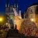 florentijn hofman, slow slugs, angers, france, plastic bags, installation, sculpture, night