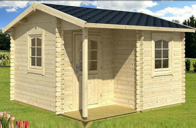 Lincoln Log cabin, EZ Cabin, lincoln logs, architecture inspired by toys, playful architecture, green design, eco design, sustainable design, fun architecture