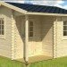Lincoln Log cabin, EZ Cabin, lincoln logs, architecture inspired by toys, playful architecture, green design, eco design, sustainable design, fun architecture