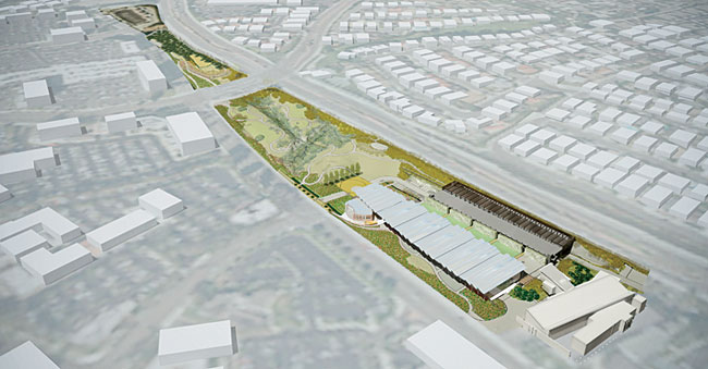 Bohlin Cywinski Jackson, Newport Beach, Civic Center and Park, City Hall, Park, Library, Parking Garage, LEED Silver, Architecture, Planning, Sustainable