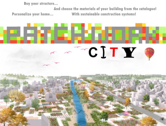 ooiio, patchwork city, sustainable design, green design, urban design, green city planning, sweden, ooiio architecture, masterplan, sustainable architecture, green design, sustainable urban design, futuristic city