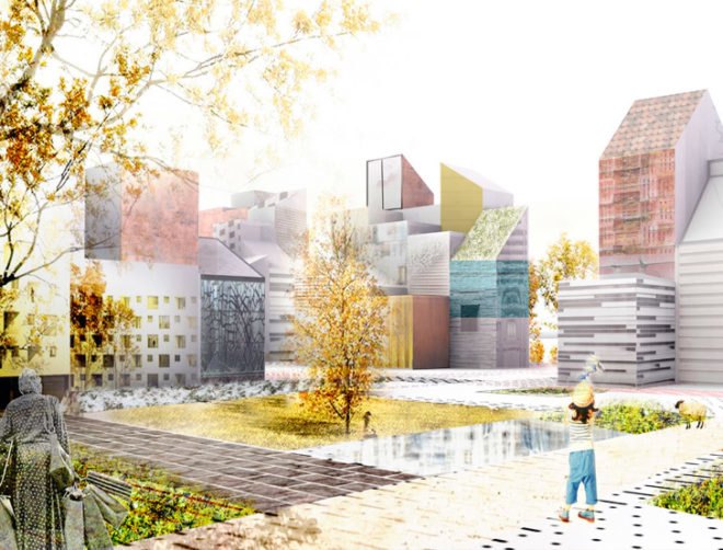 ooiio, patchwork city, sustainable design, green design, urban design, green city planning, sweden, ooiio architecture, masterplan, sustainable architecture, green design, sustainable urban design, futuristic city