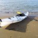 oru the origami kayak, anton willis, kayak, polyehtylene, boat, origami, folds, unfolded, beach