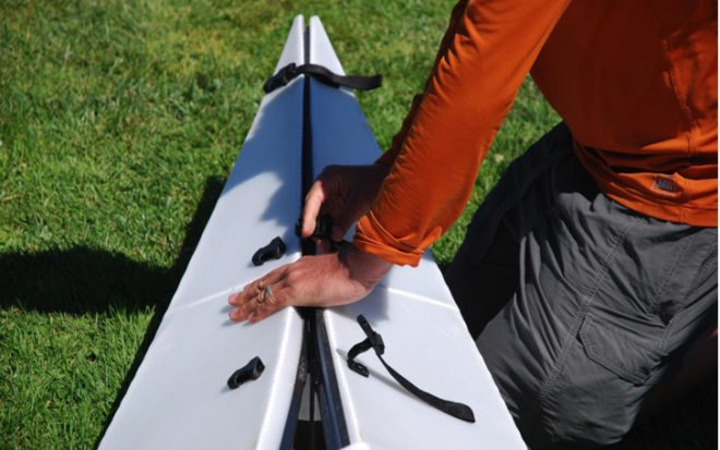 oru the origami kayak, anton willis, kayak, polyehtylene, boat, origami, folds