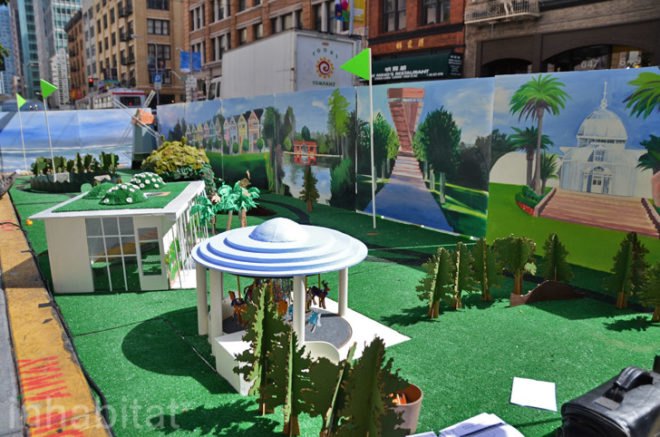 urban putt, miniature golf, golden gate park, park(ing) day, parking day, pop-up park, public space, urban design, green design, sustainable design, gardening, parking meter park, parklet, rebar studio, public art, urban intervention, art