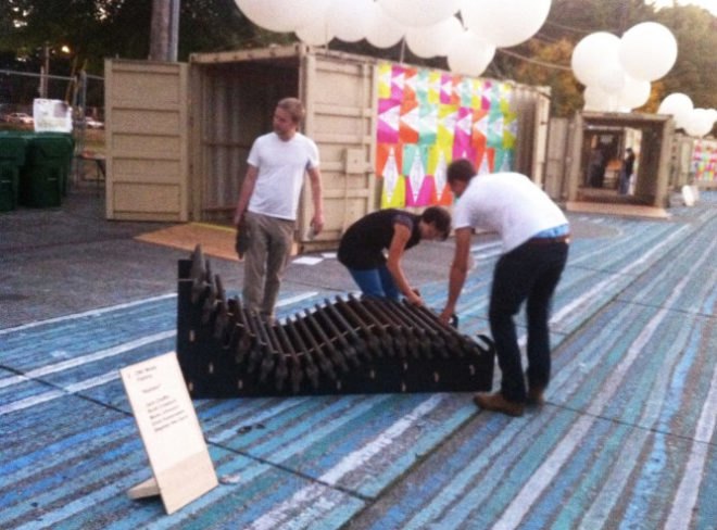 Radiator lounge, cnc music factory, recycled radiator, recycled materials, sustainable design, green design, recycled furniture, green furniture, sustainable furniture, green interiors, green products, eco art