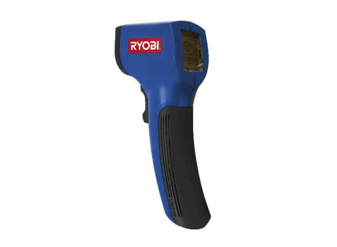 ryobi infrared thermometer, ryobi, infrared spot thermometer, go green in your home, green home tips, save money, save money in your home, save energy in your home, products that help you save energy, energy saving products