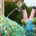 Angers, France, Slow Slugs, Florentijn Hofman, recycled materials, plastic, green design, sustainable design, eco-design, eco-art, green art, social criticism, catholic church,