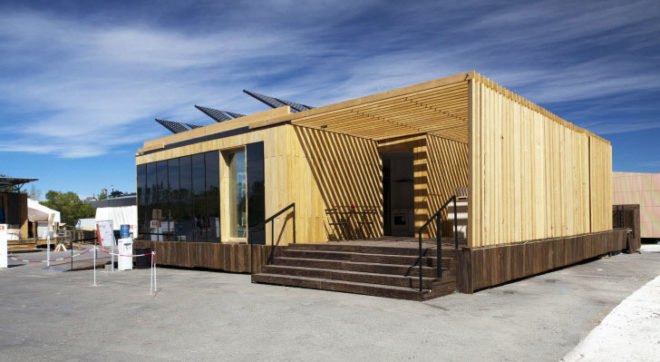 CEU, Valencia, SML System, prefabricated design, sustainable architecture, modular, photovoltaics, solar power, natural materials, energy efficiency,