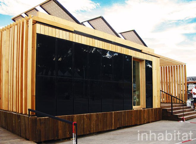 CEU, Valencia, SML System, prefabricated design, sustainable architecture, modular, photovoltaics, solar power, natural materials, energy efficiency,