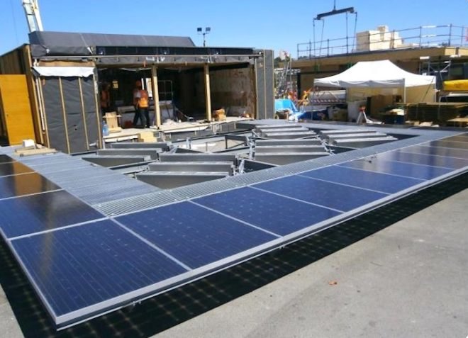 Solar Decathlon, SDE2012, Madrid, Team ABC, Aquitaine Bordeaux Campus, prefab, solar power, green design, sustainable design, eco-design, green roof, natural wastewater treatment, Spain, bioclimatic architecture, daylighting, passive solar heating
