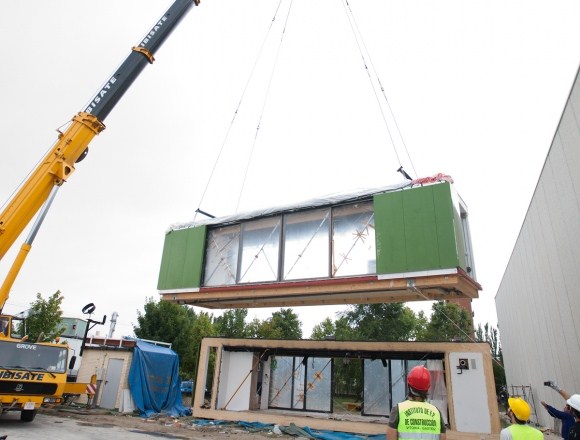Basque, Madrid, Solar Decathlon, sustainable design, modern architecture, prefabricated design, solar power, evaporative cooling