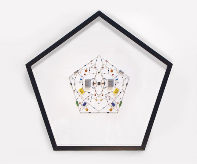 technological mandala, circuits, computer, solder, leonardo ulian