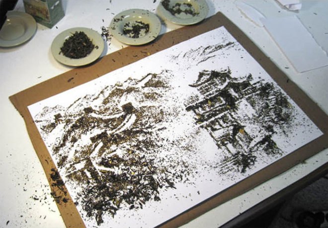 triptea, andrew gorovenko, tea, landscapes, triptych, landscapes
