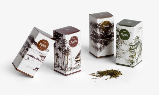 triptea, andrew gorovenko, tea, landscapes, triptych, packaging
