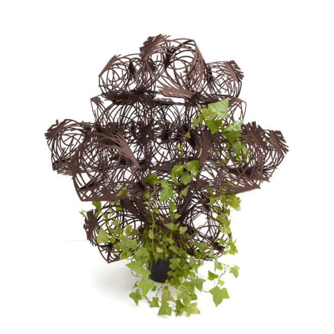 tumbleweed, tetrahedron, plants, jean jaques hubert, h20 architectes, compagnie, cultivated furniture, living installation