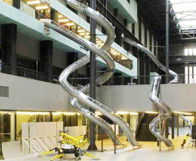 Tate Modern slide Staircase, Carsten Holler, staircase, stairs, sustainable design, green design, green building, green architecture, sustainable architecture, eco stairs, stair porn, innovative staircases, imaginative staircases, multifunctional staircases, recycled staircase