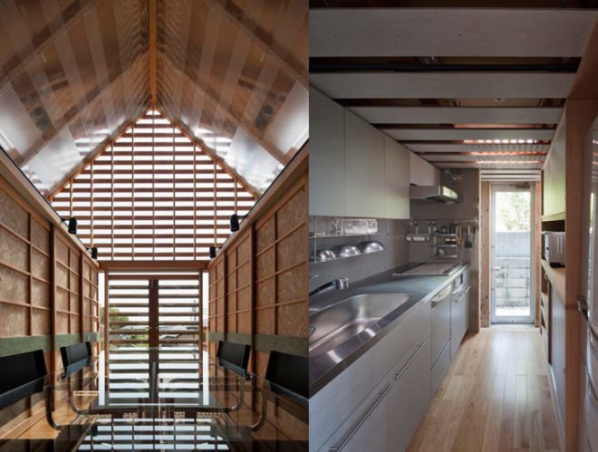 green design, eco design, sustainable design, Outside house, Outside (Outside) ((Outside)) House, aa+h architects, double house, polycarbonate panels, Japanese architecture