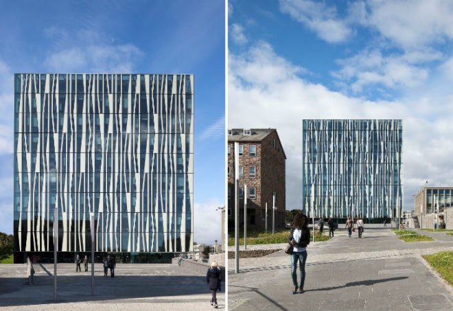 Aberdeen University Library, Schmidt Hammer Lassen, scotland, eco library, university of aberdeen, sir duncan rice library