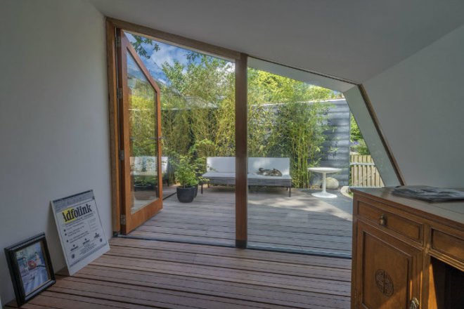 Amsterdam, Garden Studio, CC-Studio, watergraasfmeer, green roof, sedum, mirrors, eco studio