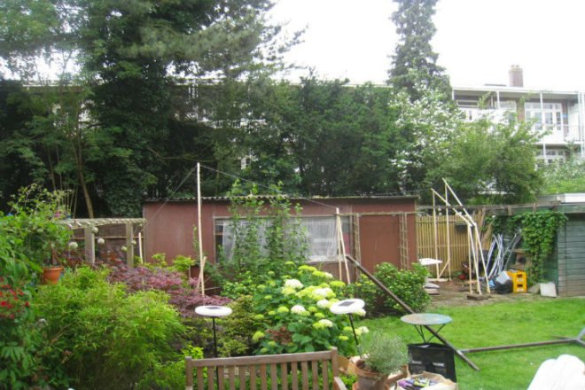 Amsterdam, Garden Studio, CC-Studio, watergraasfmeer, green roof, sedum, mirrors, eco studio