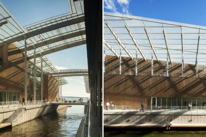 Astrup Fearnley Museet, Renzo Piano, oslo, art museum, tjuvholmen icon complex, natural daylighting,