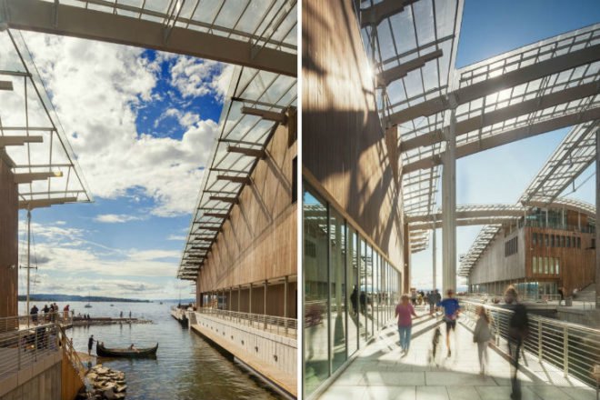 Astrup Fearnley Museet, Renzo Piano, oslo, art museum, tjuvholmen icon complex, natural daylighting,